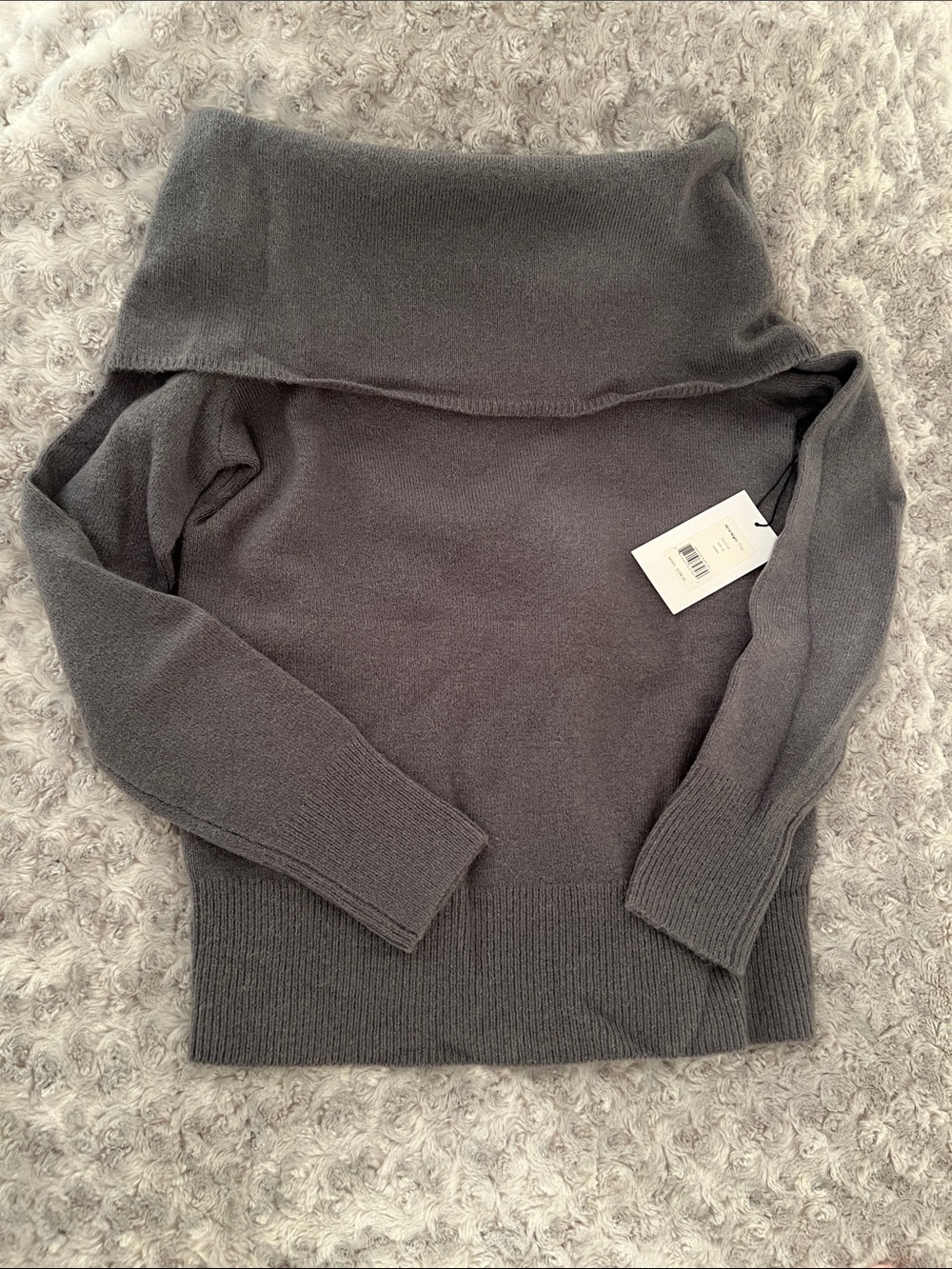 Bailey 44 Wild Night Off the Shoulder Green Sweater XS NWT